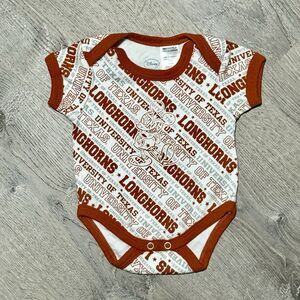 Disney Baby University Of Texas Longhorns Bodysuit Burnt Orange Mickey Mouse